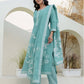 Cotton Weaving Straight Kurta with Pant & Dupatta