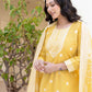 Cotton Weaving Straight Kurta with Pant & Dupatta