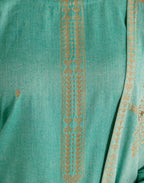 Cotton Woven Woven Straight 3 Piece Kurta Set