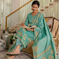 Cotton Weaving Straight Kurta with Pant & Dupatta
