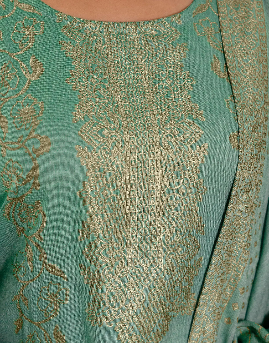 Cotton Woven Woven Straight 3 Piece Kurta Set
