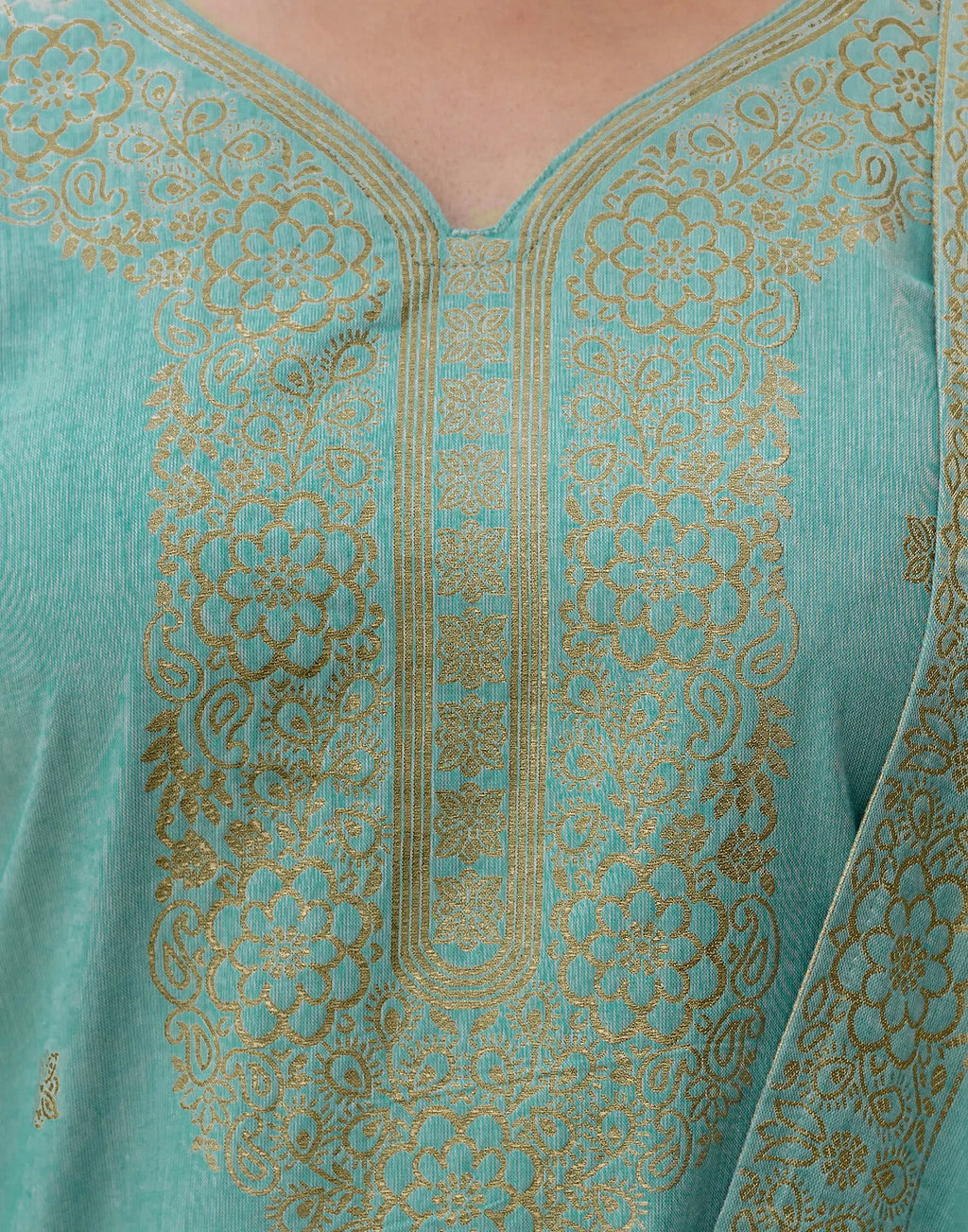 Cotton Woven Woven Straight 3 Piece Kurta Set