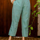 Cotton Woven Design Straight Kurta with Pant & Dupatta