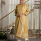 Cotton Woven Design Straight Kurta with Pant & Dupatta
