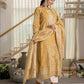 Cotton Woven Design Straight Kurta with Pant & Dupatta