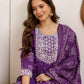 Rayon Printed Anarkali Kurta with Pant & Dupatta