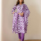 Cotton Straight Printed V-Neck Kurta with Pant & Dupatta