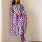 Cotton Straight Printed V-Neck Kurta with Pant & Dupatta