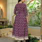 Cotton Printed Anarkali Kurta with Pant & Dupatta