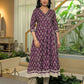 Cotton Printed Anarkali Kurta with Pant & Dupatta