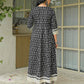 Cotton Embroidered Anarkali Kurta with Pant & Dupatta