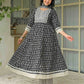 Cotton Embroidered Anarkali Kurta with Pant & Dupatta