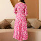 Cotton Printed Anarkali Kurta with Pant & Dupatta