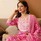 Cotton Printed Anarkali Kurta with Pant & Dupatta