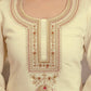Silk Embroidered Straight Kurta with Pant & Dupatta