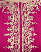 Silk Embroidered Straight 3 Piece Kurta Set