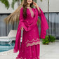 Silk Embroidered Straight Kurta with Pant & Dupatta