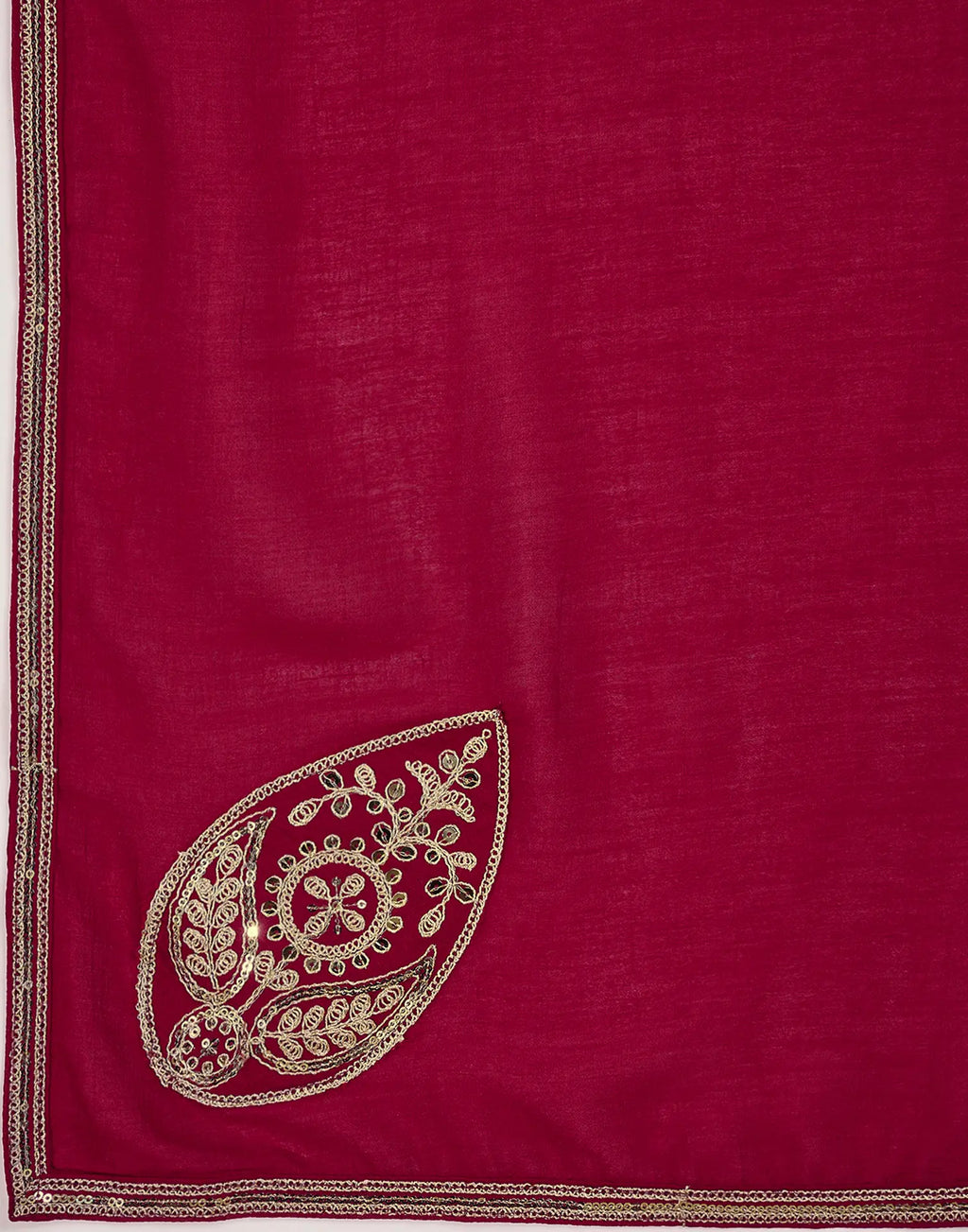 Silk Embroidered A-Line 3 Piece Kurta Set