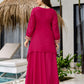 Silk Embroidered Straight Kurta with Pant & Dupatta