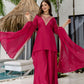 Silk Embroidered Straight Kurta with Pant & Dupatta