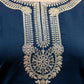 Silk Embroidered Straight Kurta with Pant & Dupatta