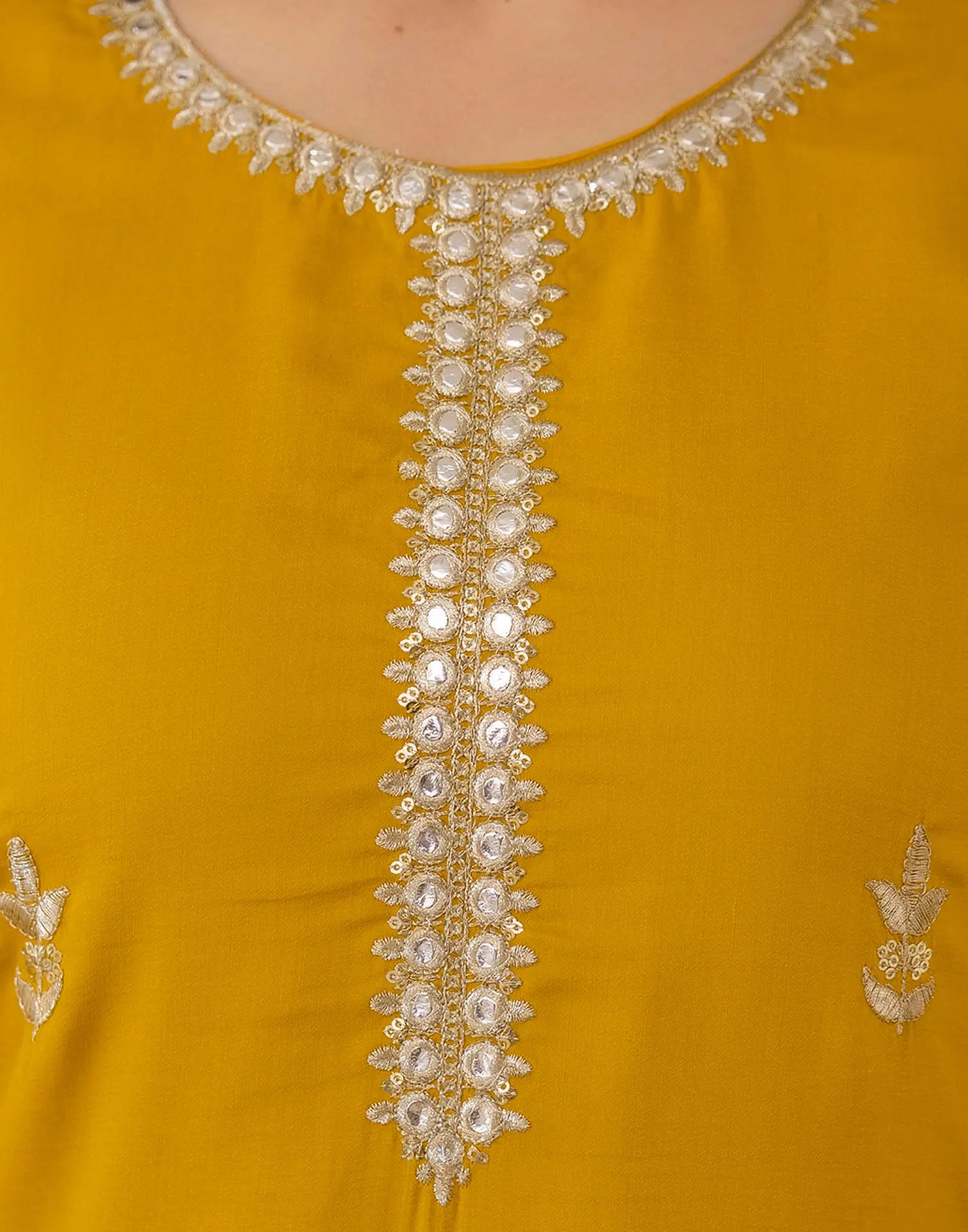 Viscose Rayon Embroidered Straight 3 Piece Kurta Set