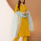 Cotton Embroidered Straight Kurta with Pant & Dupatta