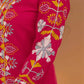 Cotton Blend Embroidered Straight Kurta with Pant & Dupatta