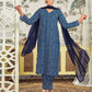 Affordable Dark Blue Bandhani Printed Rayon Kurta set with dupatta 