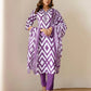 Cotton Straight Printed V-Neck Kurta with Pant & Dupatta