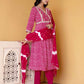 Cotton Printed Straight Kurta with Pant & Dupatta