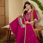 Silk Embroidered Straight Kurta with Pant & Dupatta