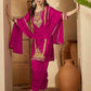 Silk Embroidered Straight Kurta with Pant & Dupatta
