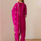 Silk Embroidered Straight Kurta with Pant & Dupatta