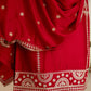 Silk Straight Embroidery Round Neck Kurta with Pant & Dupatta
