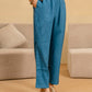 Silk Embroidered Straight Kurta with Pant & Dupatta