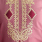 Silk Embroidered Straight Kurta with Pant & Dupatta