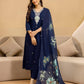 Rayon Embroidered Straight Kurta with Pant & Dupatta