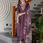 Cotton Blend Embroidered Straight Kurta with Pant & Dupatta