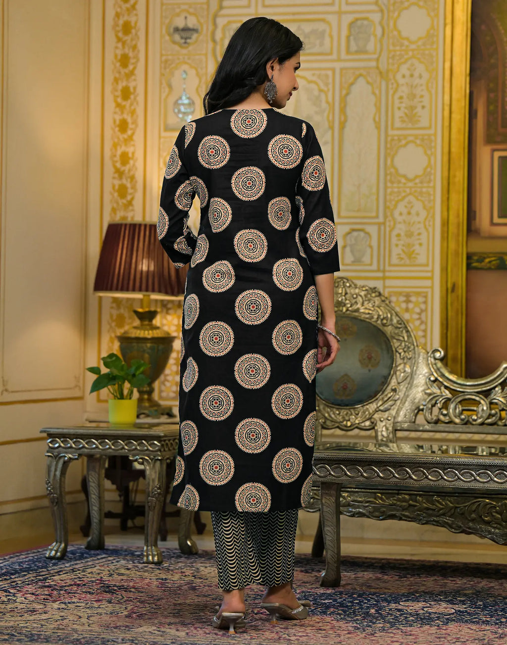Viscose Rayon Embroidered Straight 3 Piece Kurta Set