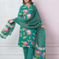 Cotton Printed Straight Kurta with Pant & Dupatta