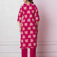 Cotton Printed Straight Kurta with Pant & Dupatta