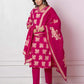 Cotton Printed Straight Kurta with Pant & Dupatta