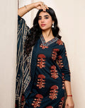 Viscose Rayon Printed Straight 3 Piece Kurta Set
