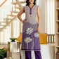 Cotton Printed Straight Kurta with Pant & Dupatta