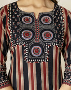 Viscose Rayon Printed Straight 3 Piece Kurta Set