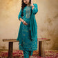 Cotton Printed Straight Kurta with Pant & Dupatta