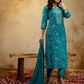 Cotton Printed Straight Kurta with Pant & Dupatta