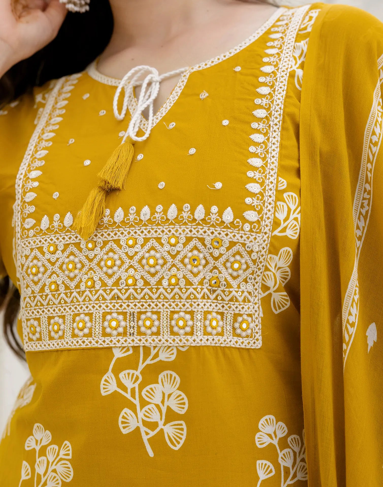 Viscose Rayon Embroidered Straight 3 Piece Kurta Set