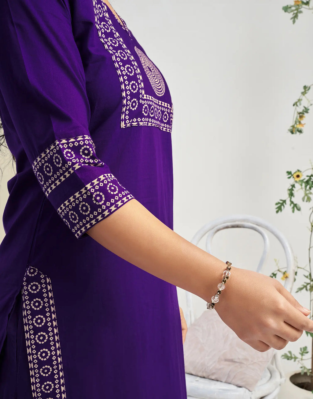 Cotton Printed Straight 3 Piece Kurta Set